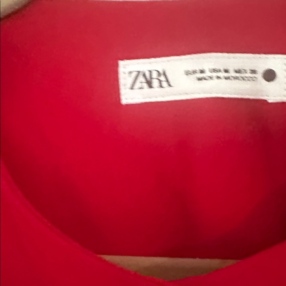 Zara Women's Vibrant Red Blazer - Picture 2 of 5